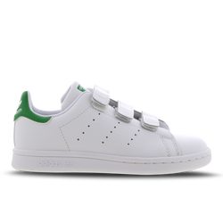 Pre School Shoes - adidas Stan Smith Velcro - White-White-Fairway