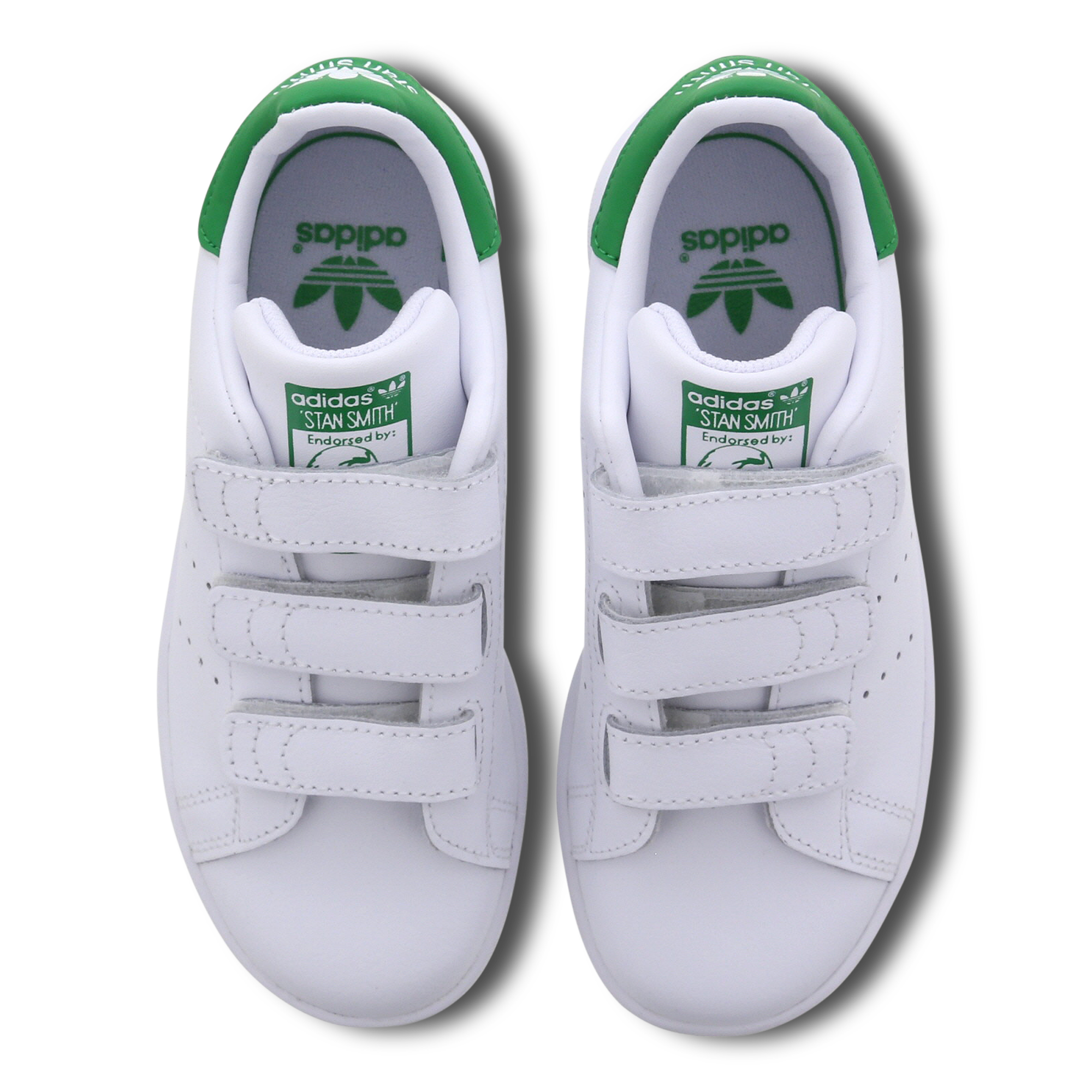 adidas white velcro school shoes