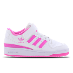 Pre School Shoes - adidas Forum Low - Ftwr White-Ftwr White-Screaming Pink