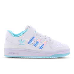 Pre School Shoes - adidas Forum Low - Ftwr White-Pulse Aqua