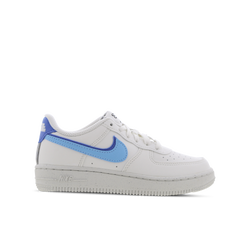 Pre School Shoes - Nike Air Force 1 Low Swoosh Fiber - White-Blue Chill-Medium Blue