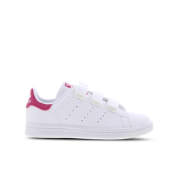 Pre School Shoes - adidas Adi Stan Smith Cf C - Ftwr White-Ftwr White-Bold Pink
