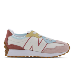 Pre School Shoes - New Balance 327 - White-Pink-Multi