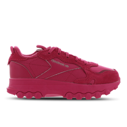 Pre School Shoes - Reebok Cardi B Classic Leather - Pink-Gold