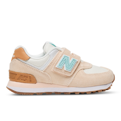 Pre School Shoes - New Balance 574 - Pink-Pink-Blue