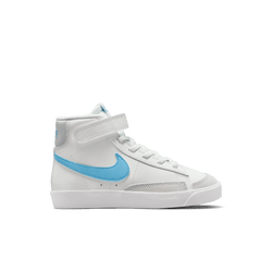 Pre School Shoes - Nike Blazer Mid '77 - Summit White-Aquarius Blue