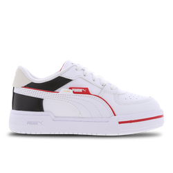 Pre School Shoes - Puma Ca Pro - Puma White-High Risk Red-Puma Black