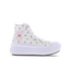 Converse Chuck Taylor All Star Move Hi Happy Hummingbirds - Maternelle Chaussures White-Rust Pink-Moonstone Violet