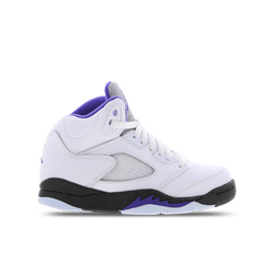 Pre School Shoes - Jordan 5 Retro - White-Blue-Black