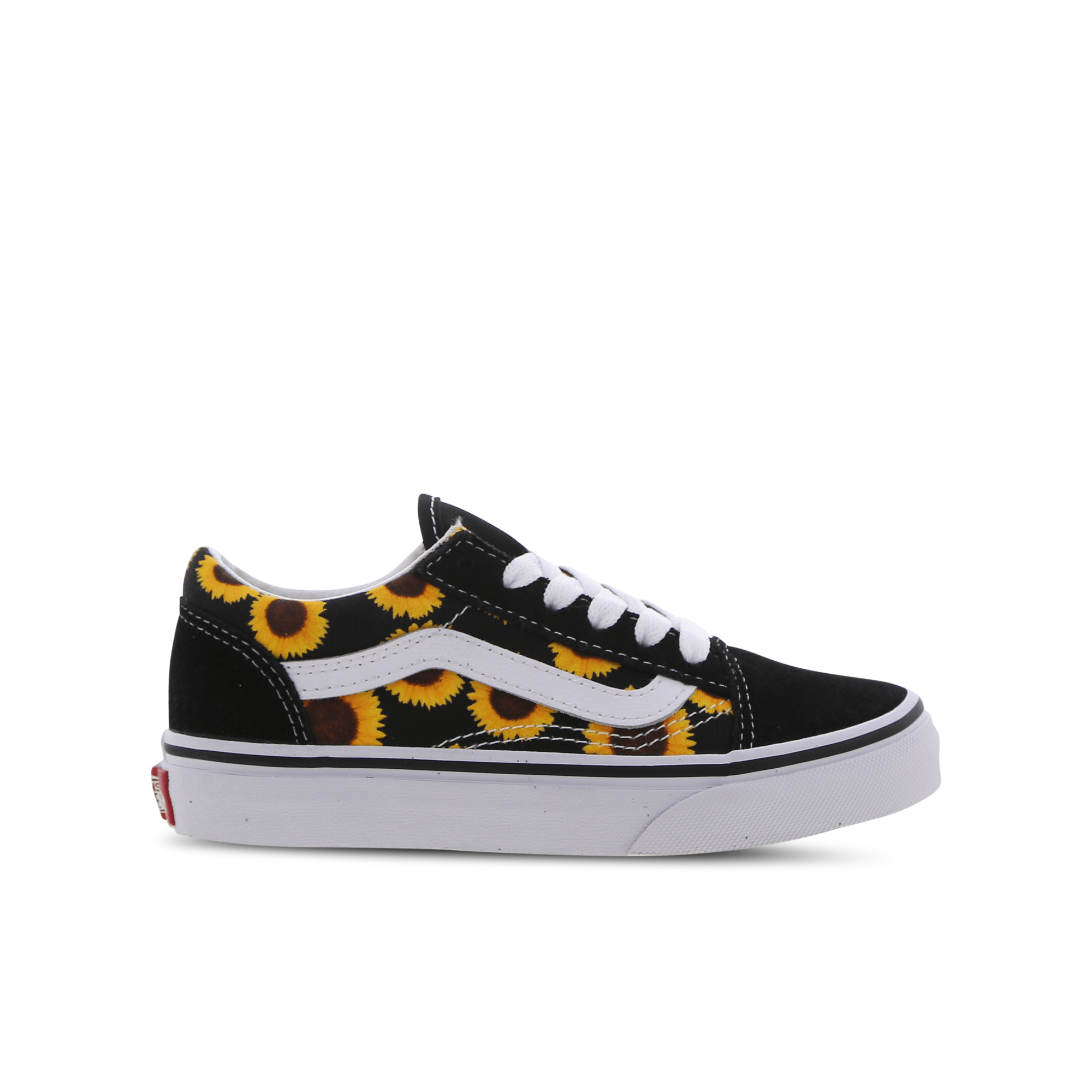 Vans old skool store yellow on feet