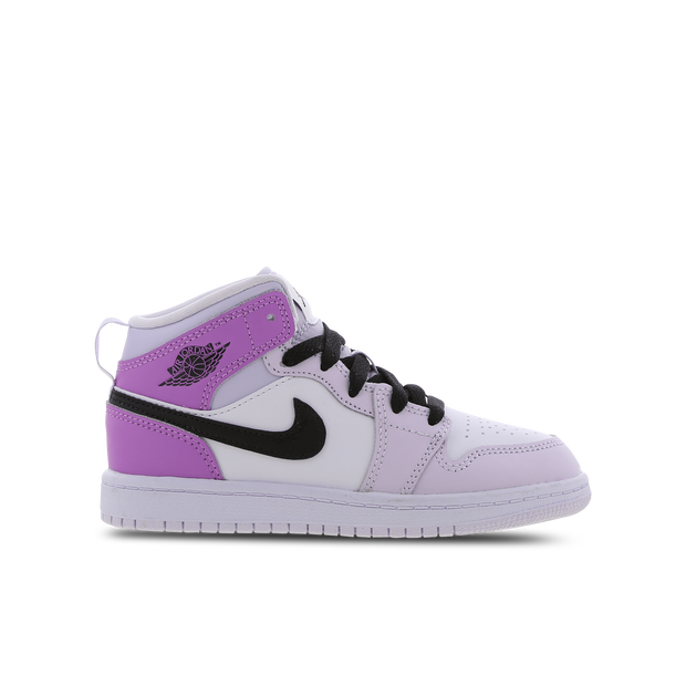 Jordan 1 Mid Kleuterschoenen - Paars - DQ8424-501