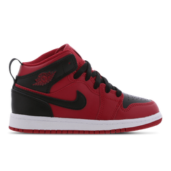 Pre School Shoes - Jordan 1 Mid - Gym Red-Black-White