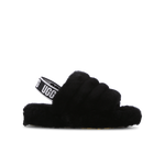 Black-Black- C- UGG G FLUFF SLIDE  FUR BLCK