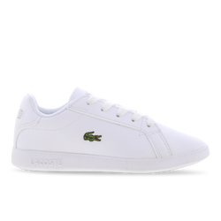 Pre School Shoes - Lacoste Graduate - White-White
