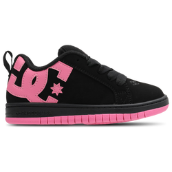 Pre School Shoes - DC Shoes Court Graffik - Black-Pink