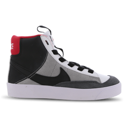Pre School Shoes - Nike Blazer Mid - Summit White-Black-University Red