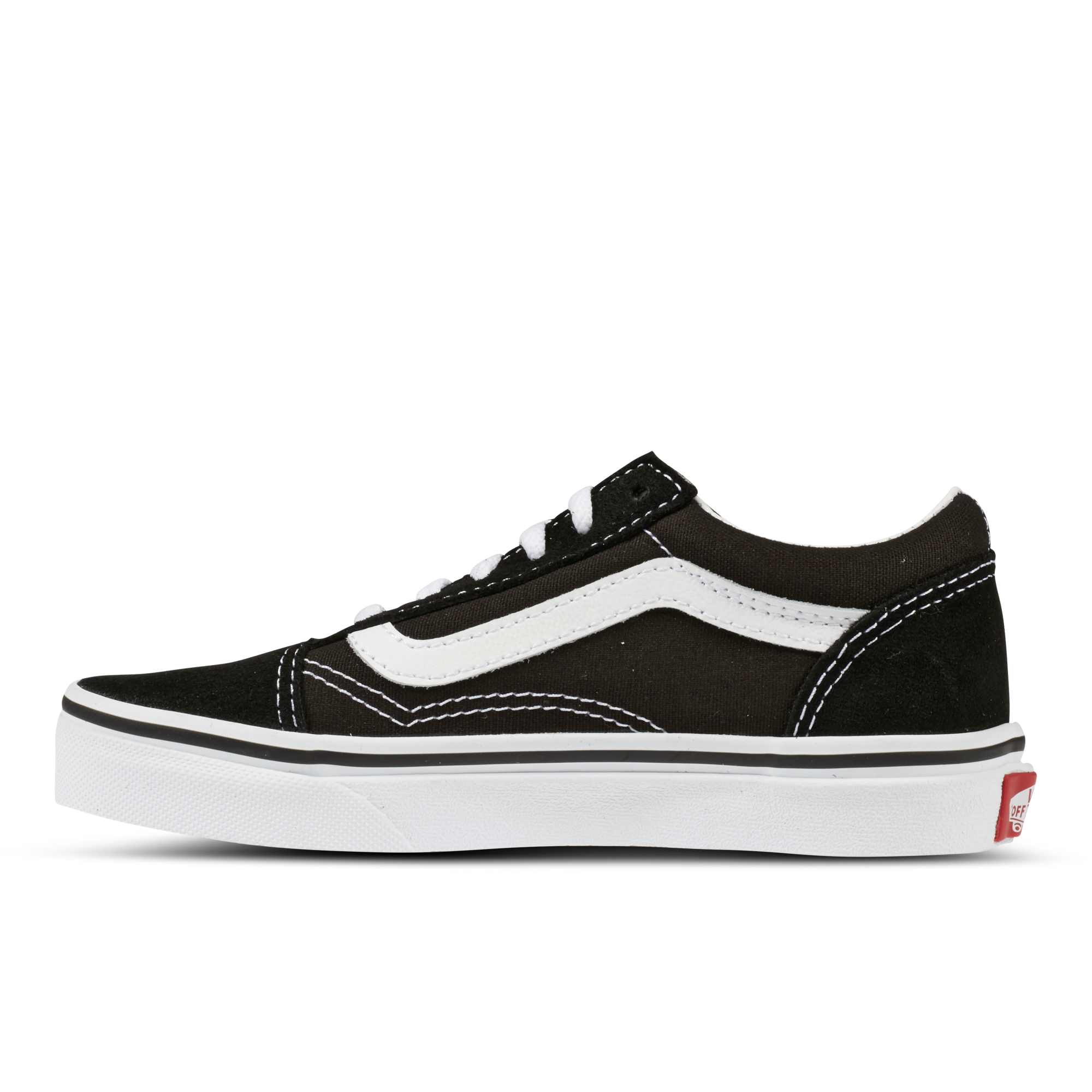 Vans old hotsell skool black footlocker