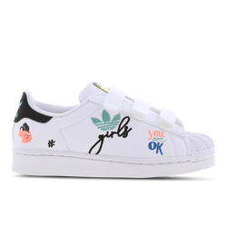 Pre School Shoes - adidas Superstar - White-Black-Gold