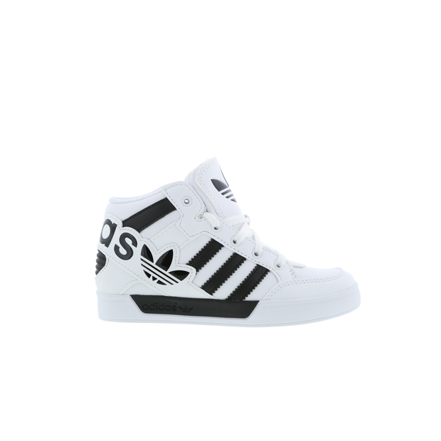 adidas HardCourt Big Logo Leather Pre School Shoes