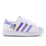 adidas Superstar - Maternelle Chaussures Ftwr White-Light Purple-Magic Lilac