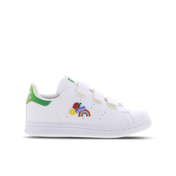 Pre School Shoes - adidas Stan Smith - Ftwr White-Green-Pulse Amber