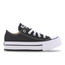 Converse Chuck Taylor All Star Lift Ox - Maternelle Chaussures Black-White-Black