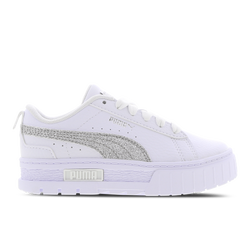 Pre School Shoes - Puma Mayze Glitter - Puma White-Puma White-Puma Silver