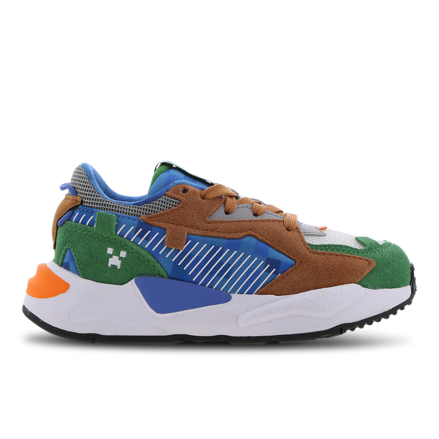 Puma Minecraft x RS-Z Little Kid 'Grass Block' | Multi-Color | Kid's Size 12 - 385651-01