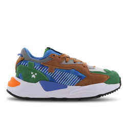 Pre School Shoes - Puma Rs-z Minecraft - Amazon Green-Castlerock-White