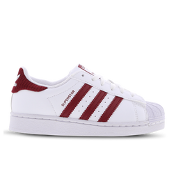 Pre School Shoes - adidas Superstar Corduroy - Ftwr White-Team Colleg Burgundy-Ftwr White