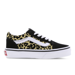 Maternelle Chaussures - Vans Old Skool Leopard - Black-True White