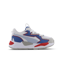 Pre School Shoes - Puma Rs-x - Puma White-Vallarta Blue-High Risk Red