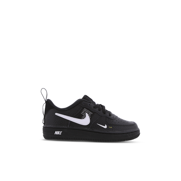 Nike Force 1 LV8 Utility Younger Kids' Shoe - Black - AV4272-001