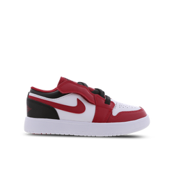 Scuola materna Scarpe - Jordan 1 Low - White-Gym Red-Black