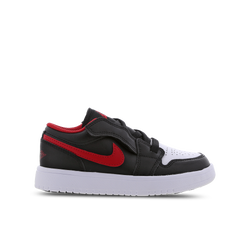 Pre School Shoes - Jordan 1 Low - Black-Fire Red-White
