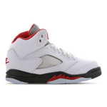 True White-Fire Red-Black- C-NK AJ5 RETRO WHT/RED/SILVER