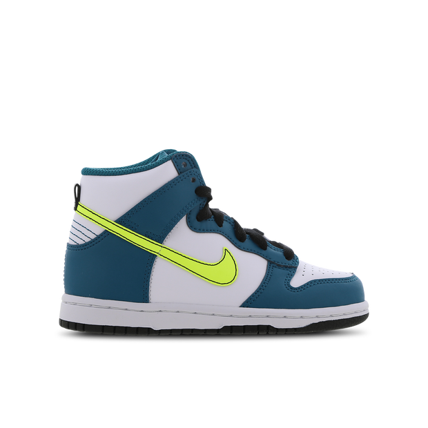 Nike Dunk High Younger Kids' Shoes - White - DD2314-109