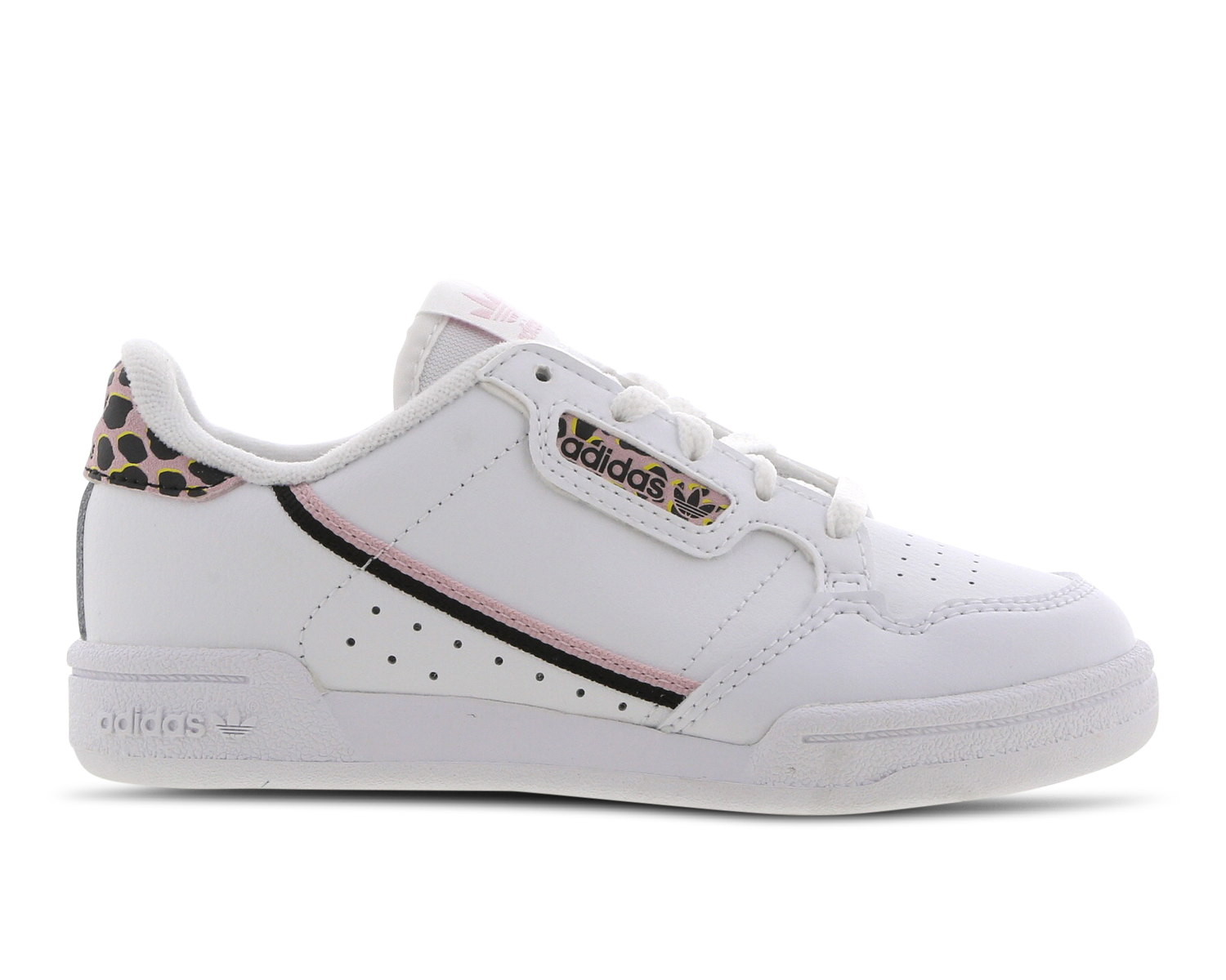 adidas originals continental 80 trainers in leopard print