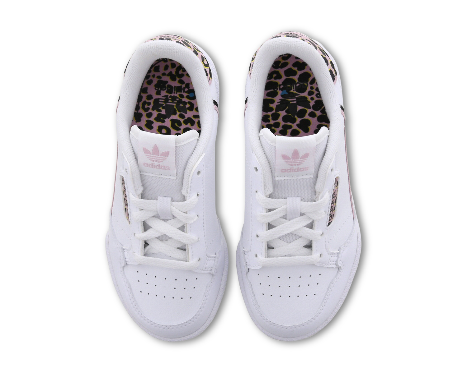 adidas continental leopard print