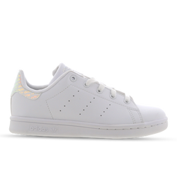 Pre School Shoes - adidas Stan Smith Iridescent Logo - White-Blue-Red