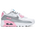 Nike Air Max 90 - Pre School Shoes Lt Smoke Grey-Silver-Pink