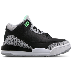 Vorschule Schuhe - Jordan AJ3 Retro - Black-Green Glow-Wolf Grey