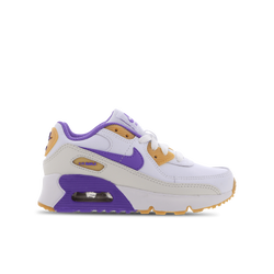 Vorschule Schuhe - Nike Air Max 90 - White-Action Grape-Phantom