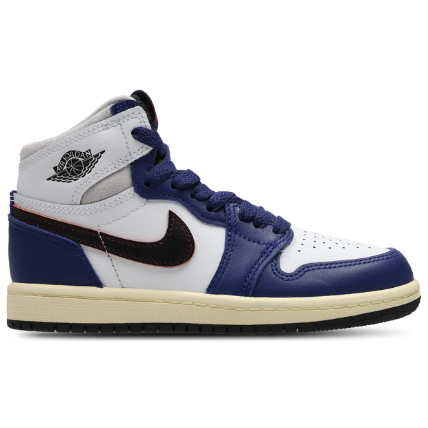 Buty dla małych dzieci Jordan 1 Retro High OG - Biel - FD1412-100