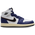 Jordan Aj1 Retro Hi Og - Scuola materna Scarpe White-Black-Neutral Grey