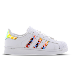 Pre School Shoes - adidas Superstar - White-Brown-White