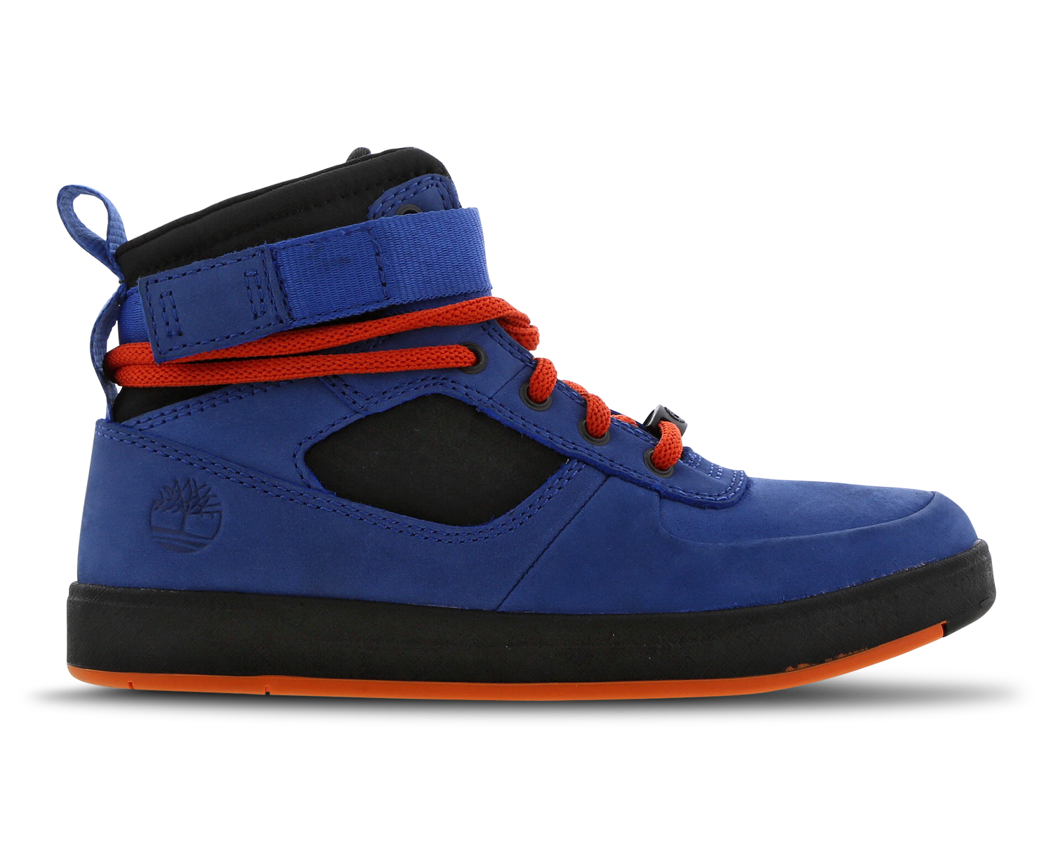 orange and blue timberland boots