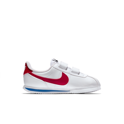 Pre School Shoes - Nike Cortez Basic - White-Varsity Red-Varsity Royal