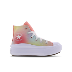 Vorschule Schuhe - Converse CTAS Move Platform High - Lawn Flamingo-Egret-White