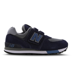 Pre School Shoes - New Balance 574 - Navy-Grey-White